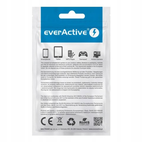 Kabel USB -> USB-C 1m 3A silikonowy czarny EVERACTIVE (CBS-1CB) Kabel USB -> USB-C 1m 3A silikonowy czarny EVERACTIVE (CBS-1CB)