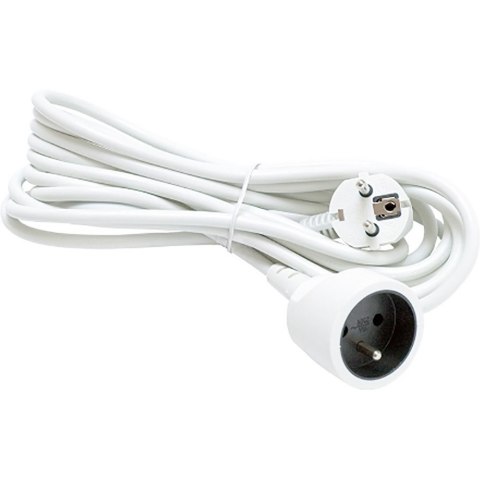 Kabel przedłużacz 230V 3m biały PLATINET (44780) Kabel przedłużacz 230V 3m biały PLATINET (44780)