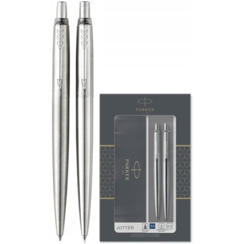 Komplet ołówek + długopis JOTTER STAINLESS STEEL CT PARKER 2093256 Komplet ołówek + długopis JOTTER STAINLESS STEEL CT PARKER 2093256