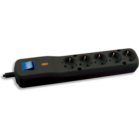 Listwa antyprzepięciowa 5g/3m czarna LV 530W G-A STANDARD LESTAR Listwa antyprzepięciowa 5g/3m czarna LV 530W G-A STANDARD LESTAR