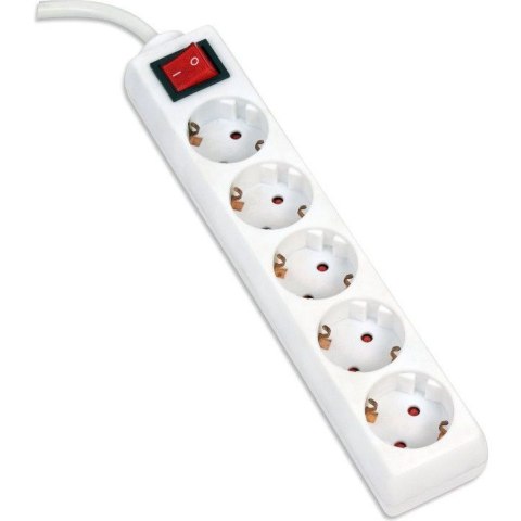 Listwa zasilająca 5g/3m biała OMEGA 16A/3500W (43703) Listwa zasilająca 5g/3m biała OMEGA 16A/3500W (43703)