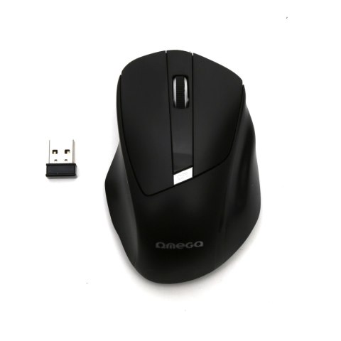Mysz OMEGA bezprzewodowa 1000/1200/1600dpi czarna 45860 Mysz OMEGA bezprzewodowa 1000/1200/1600dpi czarna 45860