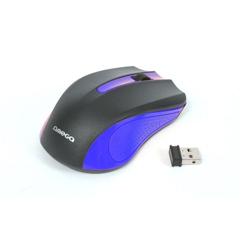 Mysz OMEGA bezprzewodowa optyczna 1000dpi USB niebieska (41792) Mysz OMEGA bezprzewodowa optyczna 1000dpi USB niebieska (41792)