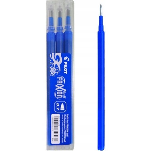 Wkład FRIXION 0,7mm niebieski (3 sztuki) BLS-FR7-L-S3 PILOT Wkład FRIXION 0,7mm niebieski (3 sztuki) BLS-FR7-L-S3 PILOT