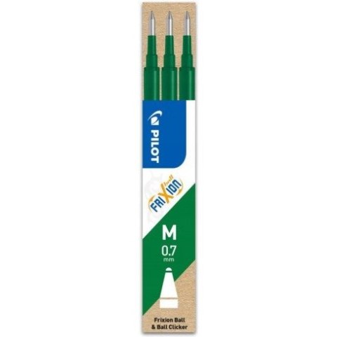 Wkład FRIXION 0,7mm zielony (3 sztuki) BLS-FR7-G-S3 PILOT Wkład FRIXION 0,7mm zielony (3 sztuki) BLS-FR7-G-S3 PILOT