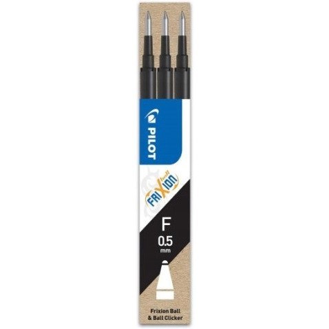 Wkład FRIXION CLIKER 0,5mm czarny (3 sztuki) PIBLS-FR5-B-S2-E PILOT Wkład FRIXION CLIKER 0,5mm czarny (3 sztuki) PIBLS-FR5-B-S2-E PILOT