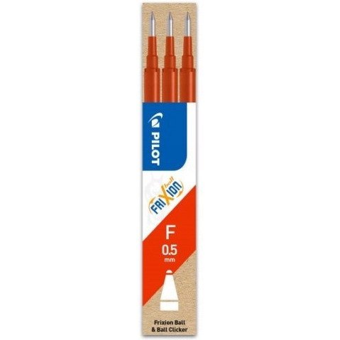 Wkład FRIXION CLIKER 0,5mm czerwony (3 sztuki) PIBLS-FR5-R-S3-E PILOT Wkład FRIXION CLIKER 0,5mm czerwony (3 sztuki) PIBLS-FR5-R-S3-E PILOT