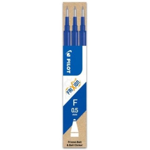 Wkład FRIXION CLIKER 0,5mm niebieski (3 sztuki) PIBLS-FR5-L-S3-E PILOT Wkład FRIXION CLIKER 0,5mm niebieski (3 sztuki) PIBLS-FR5-L-S3-E PILOT