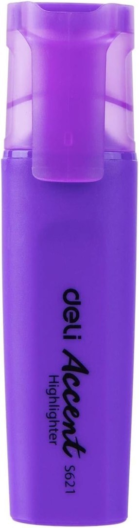 Zakreślacz 1-5mm ACCENT fioletowy ES621 VIOLET DELI Zakreślacz 1-5mm ACCENT fioletowy ES621 VIOLET DELI