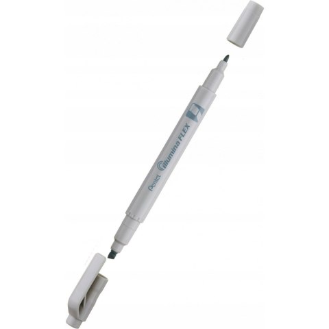 Zakreślacz dwustronny jasnoszary ILLUMINA FLEX SLW11P-NE PENTEL Zakreślacz dwustronny jasnoszary ILLUMINA FLEX SLW11P-NE PENTEL