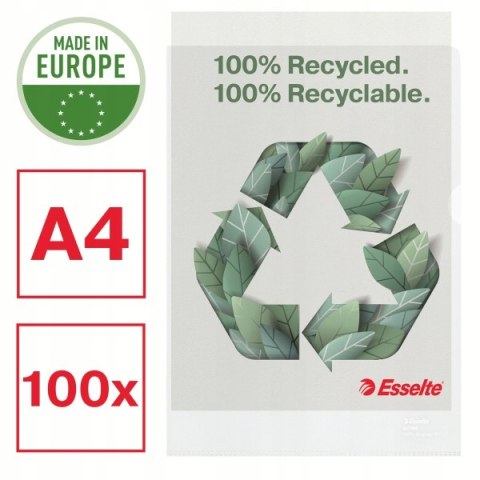 Folder groszkowy A4 Recycled Premium PP 100 mic.opakowanie 100 sztuk 627496 ESSELTE Folder groszkowy A4 Recycled Premium PP 100 mic.opakowanie 100 sztuk 627496 ESSELTE