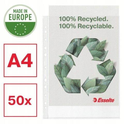 Koszulka groszkowa Recycled Premium PP 100 mic. A4 opakowanie 50 sztuk 627501 ESSELTE Koszulka groszkowa Recycled Premium PP 100 mic. A4 opakowanie 50 sztuk 627501 ESSELTE