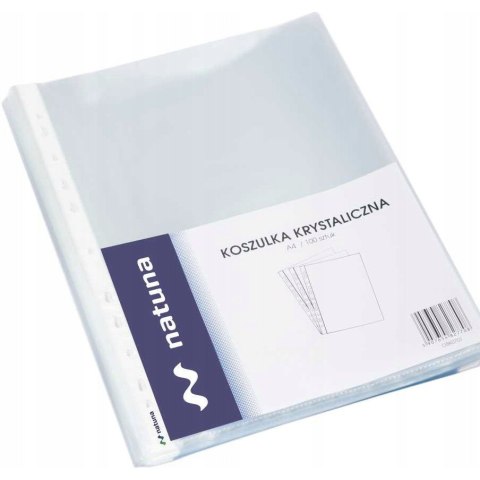 Koszulka krystaliczna A4 45mic NATUNA (100szt) w folii Koszulka krystaliczna A4 45mic NATUNA (100szt) w folii