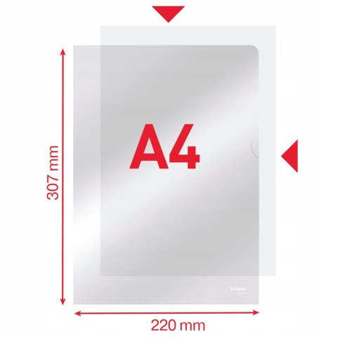 Ofertówki krystaliczne A4 105 mic. (100szt) ESSELTE 56218 Ofertówki krystaliczne A4 105 mic. (100szt) ESSELTE 56218