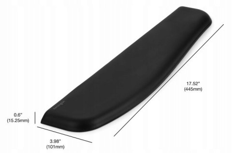Podkładka KENSINGTON ErgoSoft pod nadgarstki do klawiatur standardowych czarna K52799WW Podkładka KENSINGTON ErgoSoft pod nadgarstki do klawiatur standardowych czarna K52799WW
