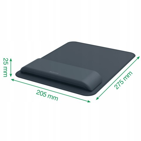 Podkładka pod mysz i nadgarstek LEITZ ERGO ciemno szara 65170089 Podkładka pod mysz i nadgarstek LEITZ ERGO ciemno szara 65170089