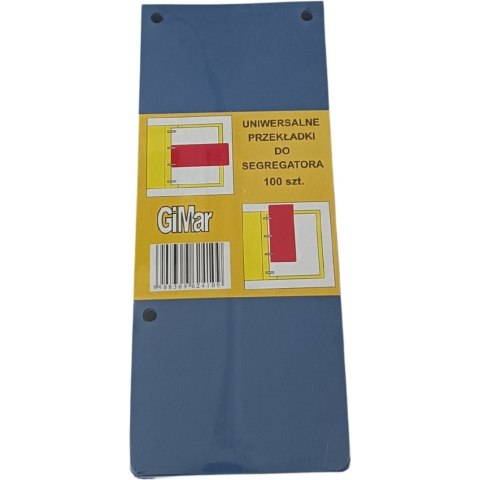 Przekładki 98x240 wąskie(100) granatowe GIMAR Przekładki 98x240 wąskie(100) granatowe GIMAR