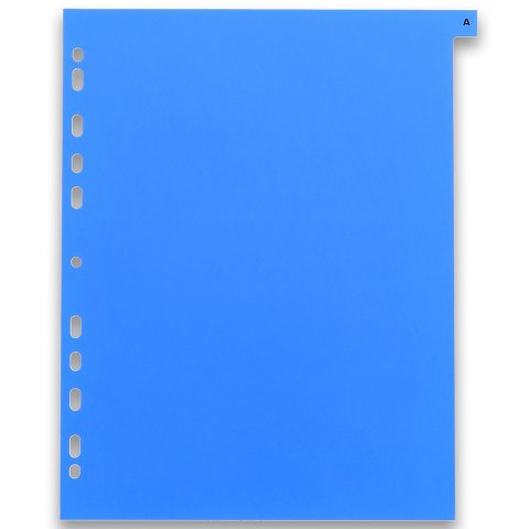 Przekładki A4 MAXI A-Z kolor PP alfabetyczne ELBA 100204733 Przekładki A4 MAXI A-Z kolor PP alfabetyczne ELBA 100204733