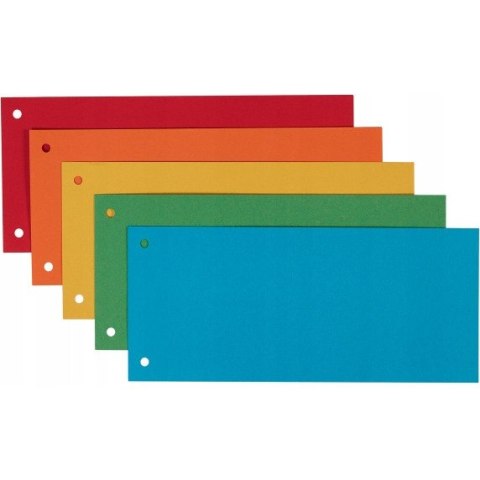 Przekładki kartonowe 1/3 A4 (100) mix kolor (separatory) 624450 ESSELTE Przekładki kartonowe 1/3 A4 (100) mix kolor (separatory) 624450 ESSELTE