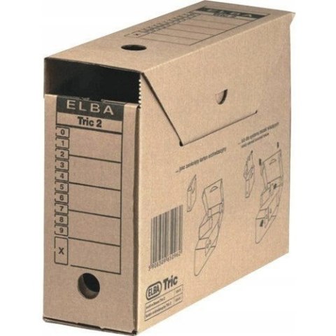 Pudło archiwizacyjna na teczki wiszące brązowe 11cmTRIC2 100552628 ELBA Pudło archiwizacyjna na teczki wiszące brązowe 11cmTRIC2 100552628 ELBA