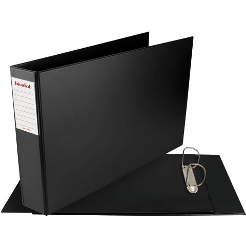 Segregator 2-ringowy poziomy A3 7cm czarny SE-06-01 BIURFOL Segregator 2-ringowy poziomy A3 7cm czarny SE-06-01 BIURFOL