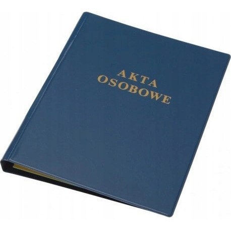 Teczka akt osobowych A4 PVC granatowa 0409-0013-02 PANTA PLAST Teczka akt osobowych A4 PVC granatowa 0409-0013-02 PANTA PLAST