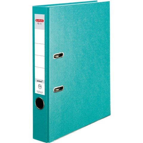 Segregator A4.5cm PP turkusowy Q FILE 11178951 HERLITZ Segregator A4.5cm PP turkusowy Q FILE 11178951 HERLITZ