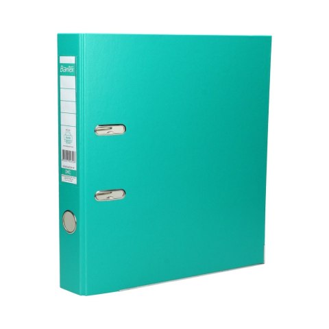 Segregator A4/50mm XXL turkusowy z szyną 100551806 BANTEX Segregator A4/50mm XXL turkusowy z szyną 100551806 BANTEX