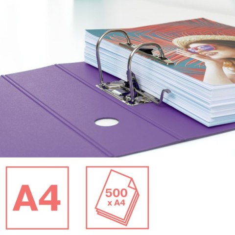 Segregator ESSELTE Colour`Breeze z polyfoamu A4 82mm lawendowy 628428 Segregator ESSELTE Colour`Breeze z polyfoamu A4 82mm lawendowy 628428