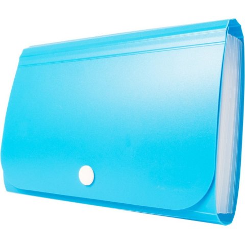 Teczka harmonijkowa PP na zatrzask niebieska 178x118x31mm BT613-N TETIS Teczka harmonijkowa PP na zatrzask niebieska 178x118x31mm BT613-N TETIS