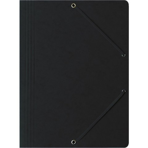 Teczka preszpanowa z gumką A4 czarna 400087824 BANTEX Teczka preszpanowa z gumką A4 czarna 400087824 BANTEX