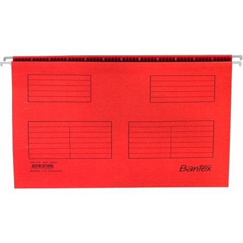 Teczka wisząca STANDARD czerwona BANTEX 100331435 Teczka wisząca STANDARD czerwona BANTEX 100331435