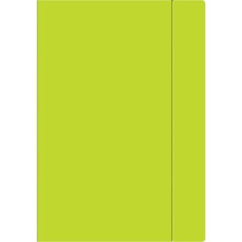 Teczka z gumką A4+ FLUO limonkowa INTERDRUK Teczka z gumką A4+ FLUO limonkowa INTERDRUK