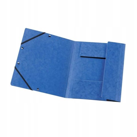 Teczka z zakładkami A4 z gumką Colorspan karton niebieska 10843910 HERLITZ Teczka z zakładkami A4 z gumką Colorspan karton niebieska 10843910 HERLITZ