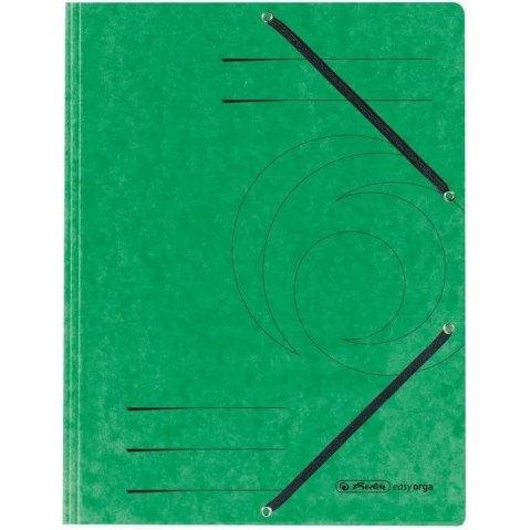 Teczka z zakładkami A4 z gumką Colorspan karton zielona 10843894 HERLITZ Teczka z zakładkami A4 z gumką Colorspan karton zielona 10843894 HERLITZ