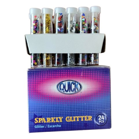Brokat sypki 6kol x4szt. mix (24szt.) 5g. GL524 BREWIS Brokat sypki 6kol x4szt. mix (24szt.) 5g. GL524 BREWIS