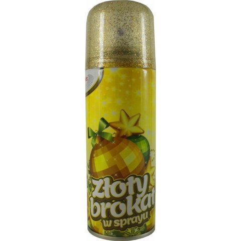 Brokat w sprayu 250ml złoty BX100 BREWIS Brokat w sprayu 250ml złoty BX100 BREWIS