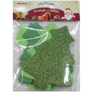 Choinki z pianki 8szt. 16,5 cm PVX06 BREWIS Choinki z pianki 8szt. 16,5 cm PVX06 BREWIS