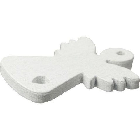 Drewniane anioły ażurowe 25x29mm białe 15szt. 417639 TITANUM Drewniane anioły ażurowe 25x29mm białe 15szt. 417639 TITANUM