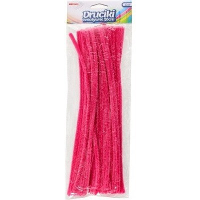 Druciki kreatywne dr19 różowe 30cm (40) BREWIS Druciki kreatywne dr19 różowe 30cm (40) BREWIS