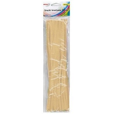 Druciki kreatywne dr22 beżowe 30cm(40) BREWIS Druciki kreatywne dr22 beżowe 30cm(40) BREWIS