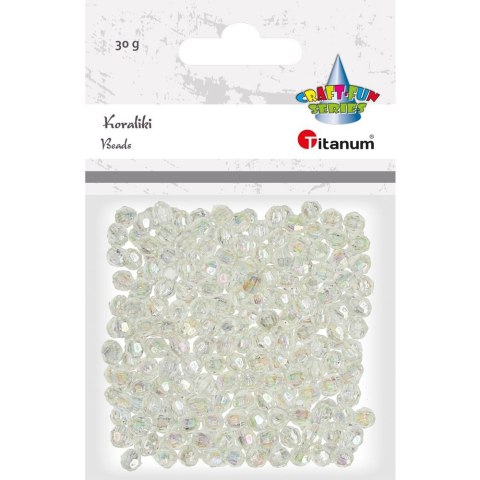 Koraliki białe 6mm 30g. 390752 Koraliki białe 6mm 30g. 390752