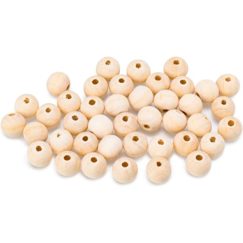 Koraliki drewniane naturalne 10mm, 42 szt. KDN 3 BREWIS Koraliki drewniane naturalne 10mm, 42 szt. KDN 3 BREWIS