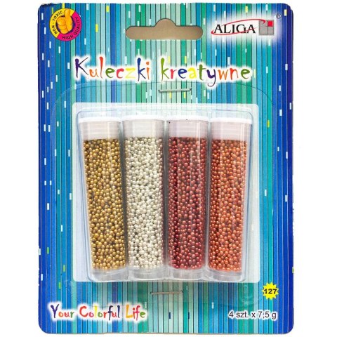 Kuleczki kreatywne 4 kolory x 7,5g. MT-3779 ALIGA Kuleczki kreatywne 4 kolory x 7,5g. MT-3779 ALIGA