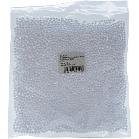 Kulki styropianowe białe 4mm 10g KUL2 BREWIS Kulki styropianowe białe 4mm 10g KUL2 BREWIS