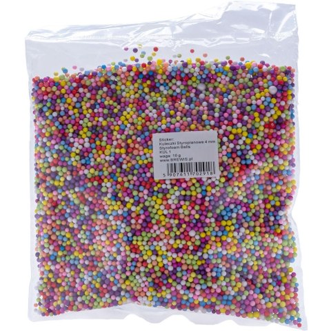 Kulki styropianowe mix kol. 4mm 10g KUL1 BREWIS Kulki styropianowe mix kol. 4mm 10g KUL1 BREWIS