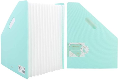 Organizer wolnostojący harmonijkowy A4 MACARON zielony B41102 GREEN DELI Organizer wolnostojący harmonijkowy A4 MACARON zielony B41102 GREEN DELI