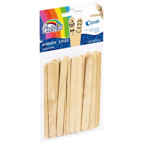 Ozdoby drewniane szpatułki 24szt. GR-WD212 FIORELLO 170-2610 Ozdoby drewniane szpatułki 24szt. GR-WD212 FIORELLO 170-2610