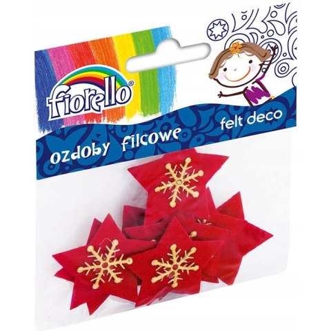 Ozdoby filcowe Fiorello GR-CH301 gwiazda 170-2458 Ozdoby filcowe Fiorello GR-CH301 gwiazda 170-2458