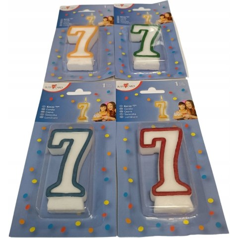 Świeczka jubileuszowa cyfra 7 0011142635 HERLITZ Świeczka jubileuszowa cyfra 7 0011142635 HERLITZ